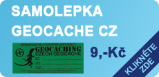 Samolepka Geocache CZ