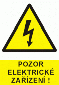 Pozor elektrické zařízení A7