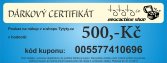 Dárkový certifikát - 500,-Kč