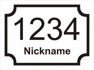 Nickname - číslo