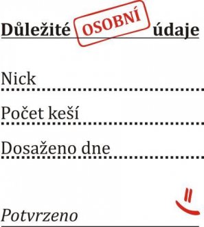 3XL, 4XL Osobní údaje