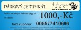 Dárkový certifikát - 1000,-Kč