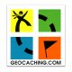 Tetování Geocaching logo - 3,1x3,1cm - 1ks