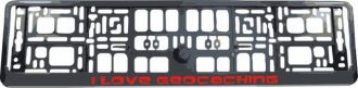 SPZ- SPZ- I love geocaching (red)