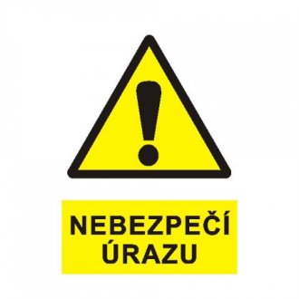 Nebezpečí úrazu A5