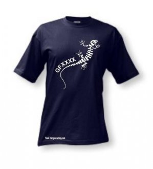 Trackable Tričko GEOfashion Lizard