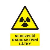 Nebezpečí radioaktivní látky A7